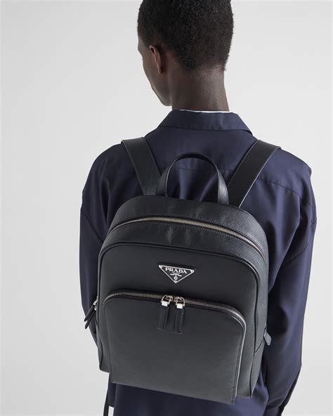 prada oxford anti theft backpack|Prada leather backpack.